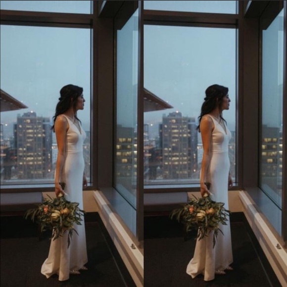 Anthropologie x BHLDN Jones Dress Ivory NWT - Picture 4 of 4